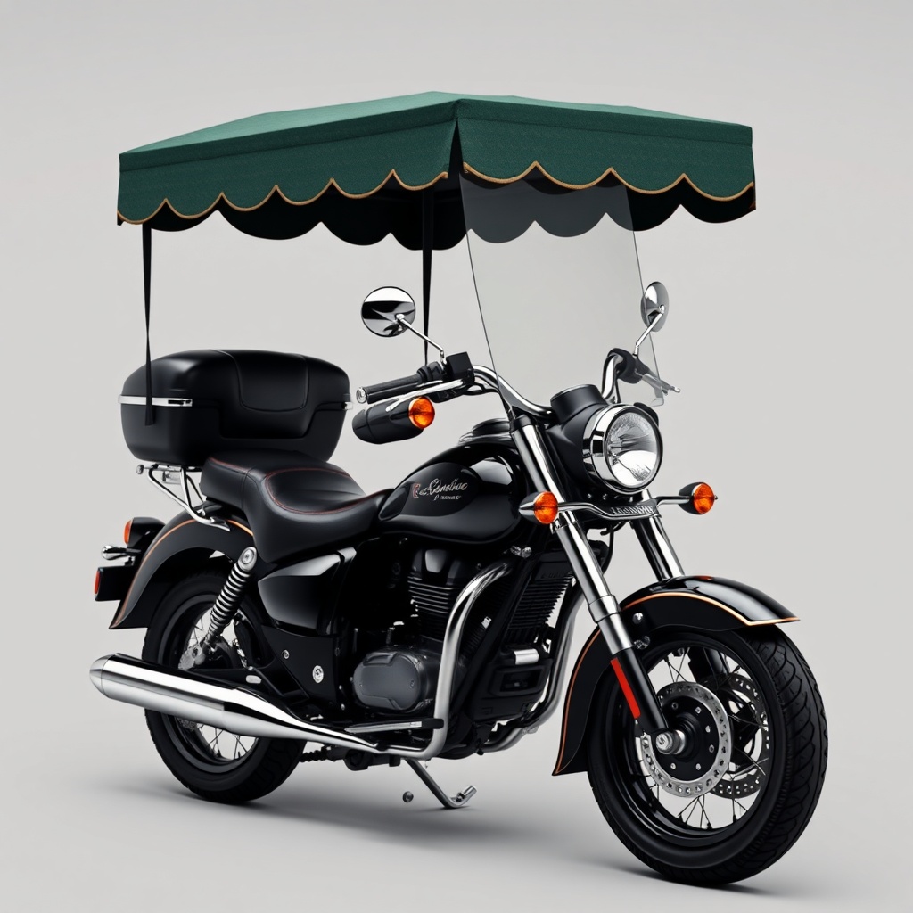Bir Casanova Royale tente motorunun yanında